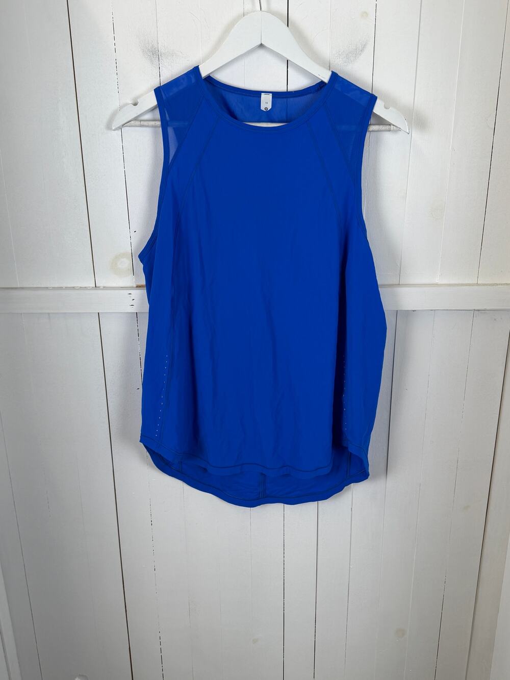 Lululemon Blue Tank Top Size 10 Women's Activewear Excellent